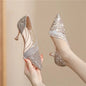 RZSMTYA Glitter Pumps Women