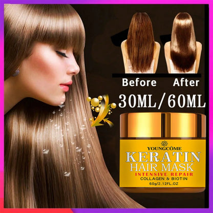Hajmaszk Biotin Keratin Nőknek