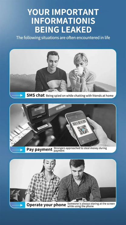 Anti Spy Üveg Privát iPhone