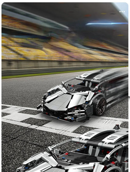 RC Autó Tech Racer Építő Játék