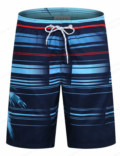 Férfi Pálma Mintás Board Shorts