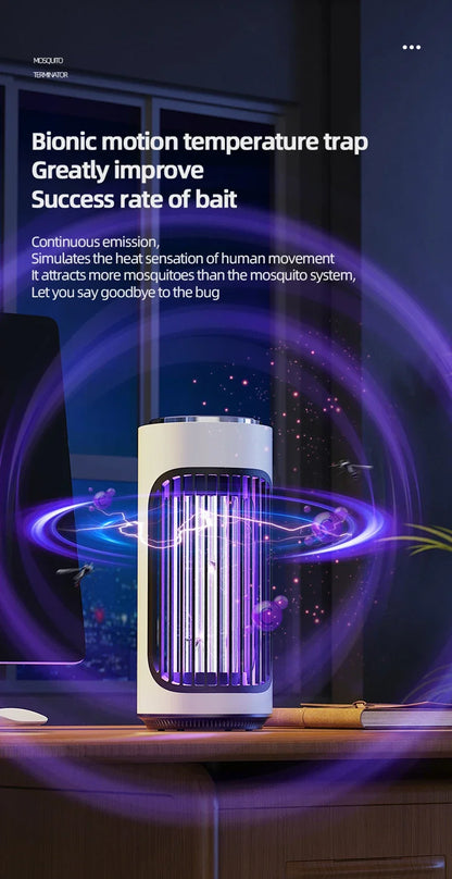 Xiaomi 360° Elektromos Szúnyogirtó Lámpa - Type-C Töltés, Hordozható, Beltéri Használat