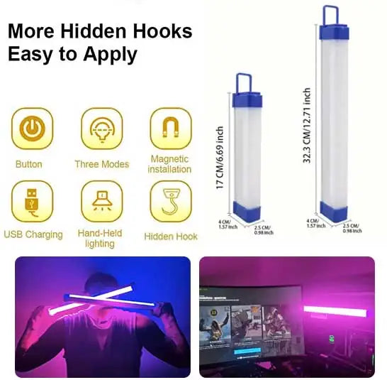 RGB-USB-Lampe, farbig