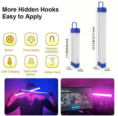 RGB-USB-Lampe, farbig