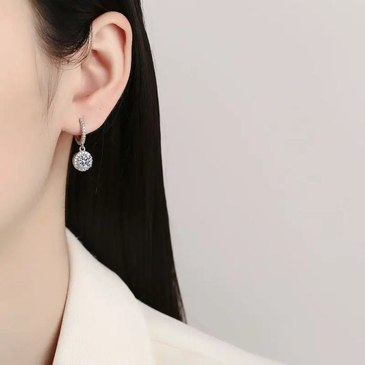 AITERNITY Moissanite Fülbevaló