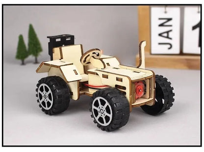 Traktor Modell 3D Fa Kirakó
