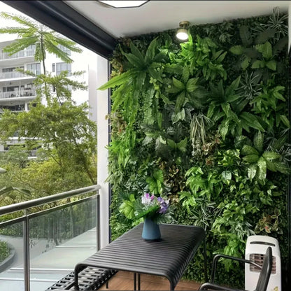 Mű Fű Fal Panel Boxwood Sövény