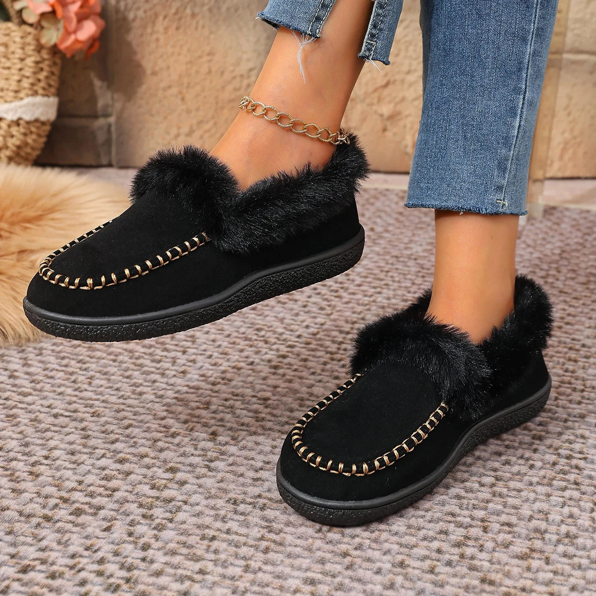 Shoes Ankle Boots Inner Plush