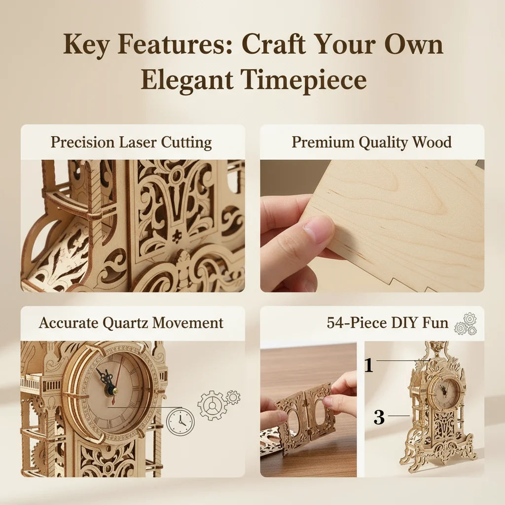 Wooden 3D Puzzle Lego-compatible