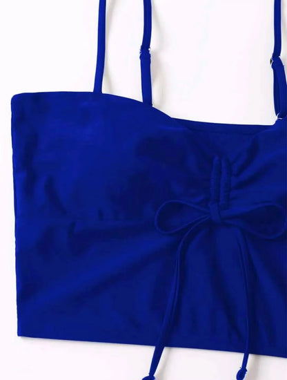 Magas Derékú Bikini Kötős