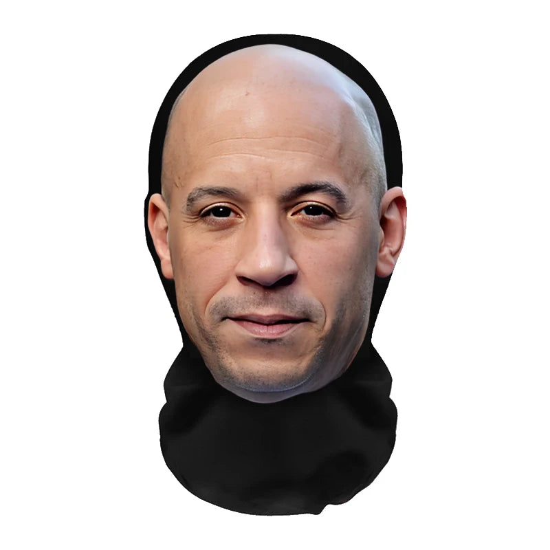 Realisztikus 3D Arcmaszk Férfiaknak és Nőknek - Halloween Cosplay Balaclava