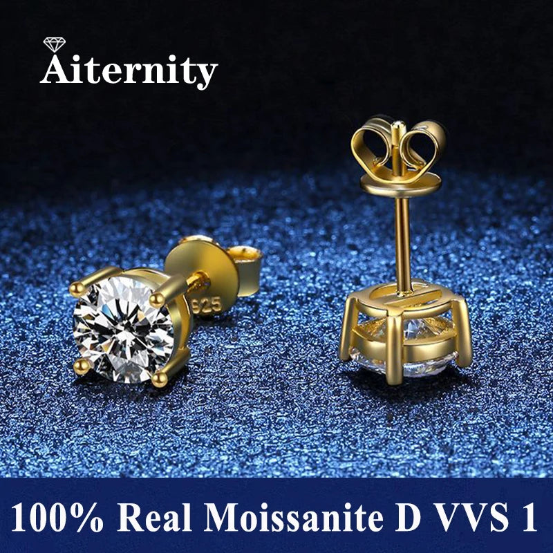 Moissanite Fülbevaló Aiternity