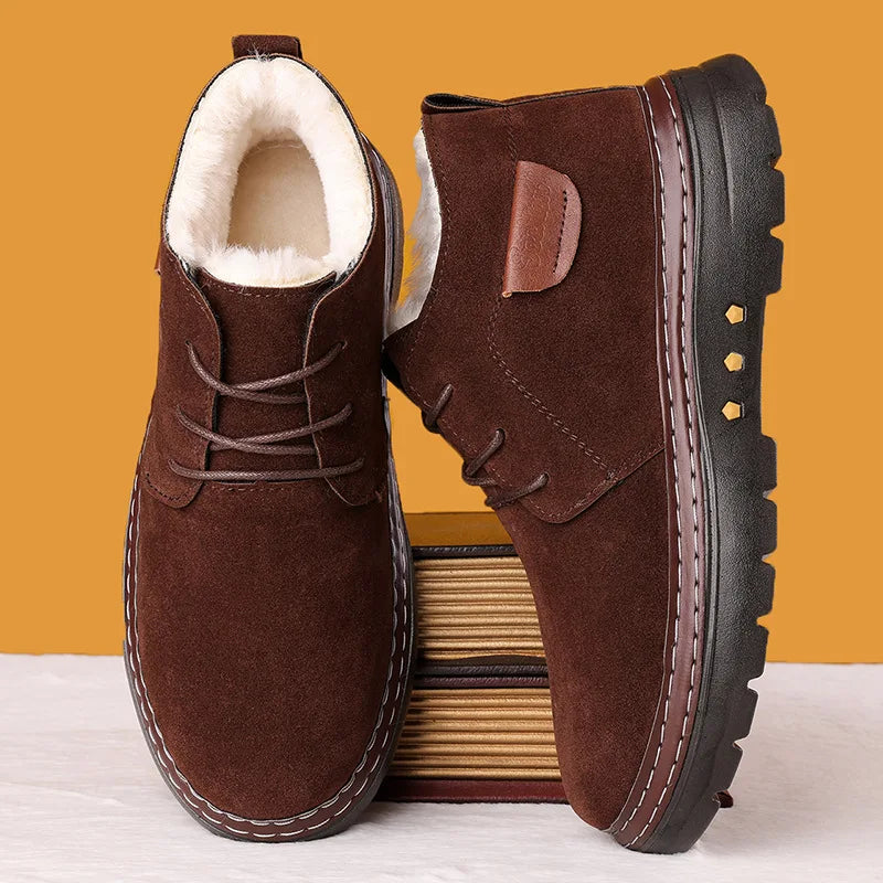 YBQJOO Winterstiefel bequem