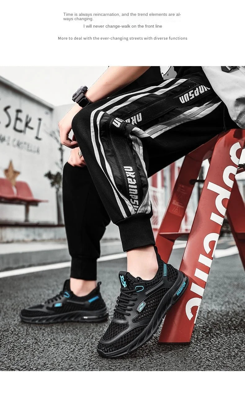 Férfi Mesh Sportcipő 2026 Nyári - Légáteresztő Casual Teniszcipő Könnyű