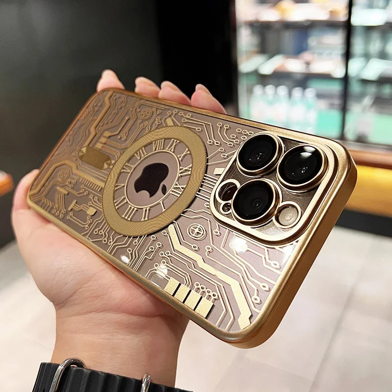 DIXSG Magsafe Case Luxury Pattern