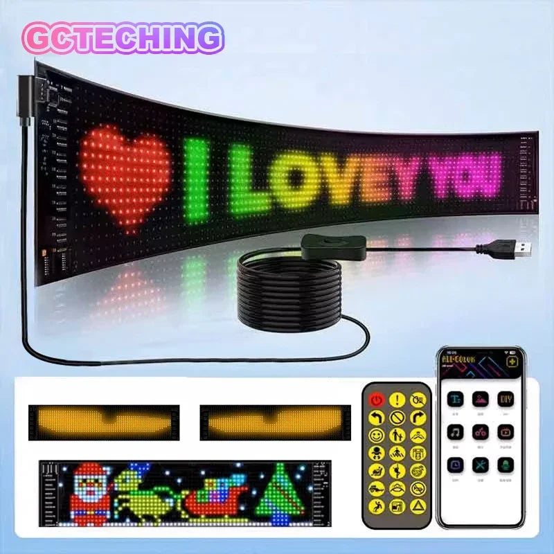 RGB LED Mátrix Panel BT Autó