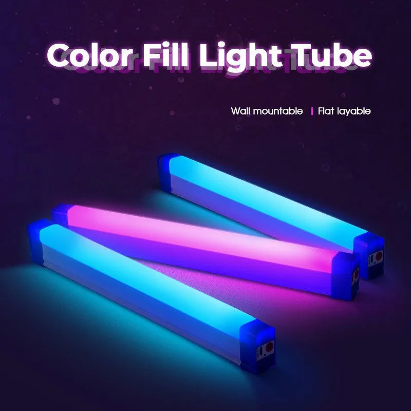 RGB LED Színes Lámpa USB