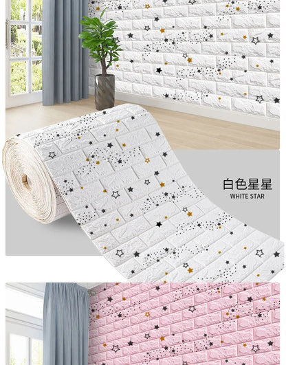 DZQ Tégla Panel 3D Öntapadós