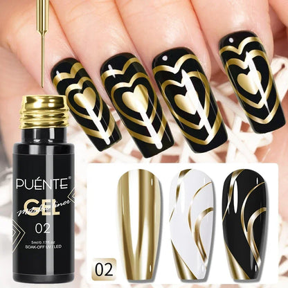 Puente Cat Eye Gel Fényes Kék