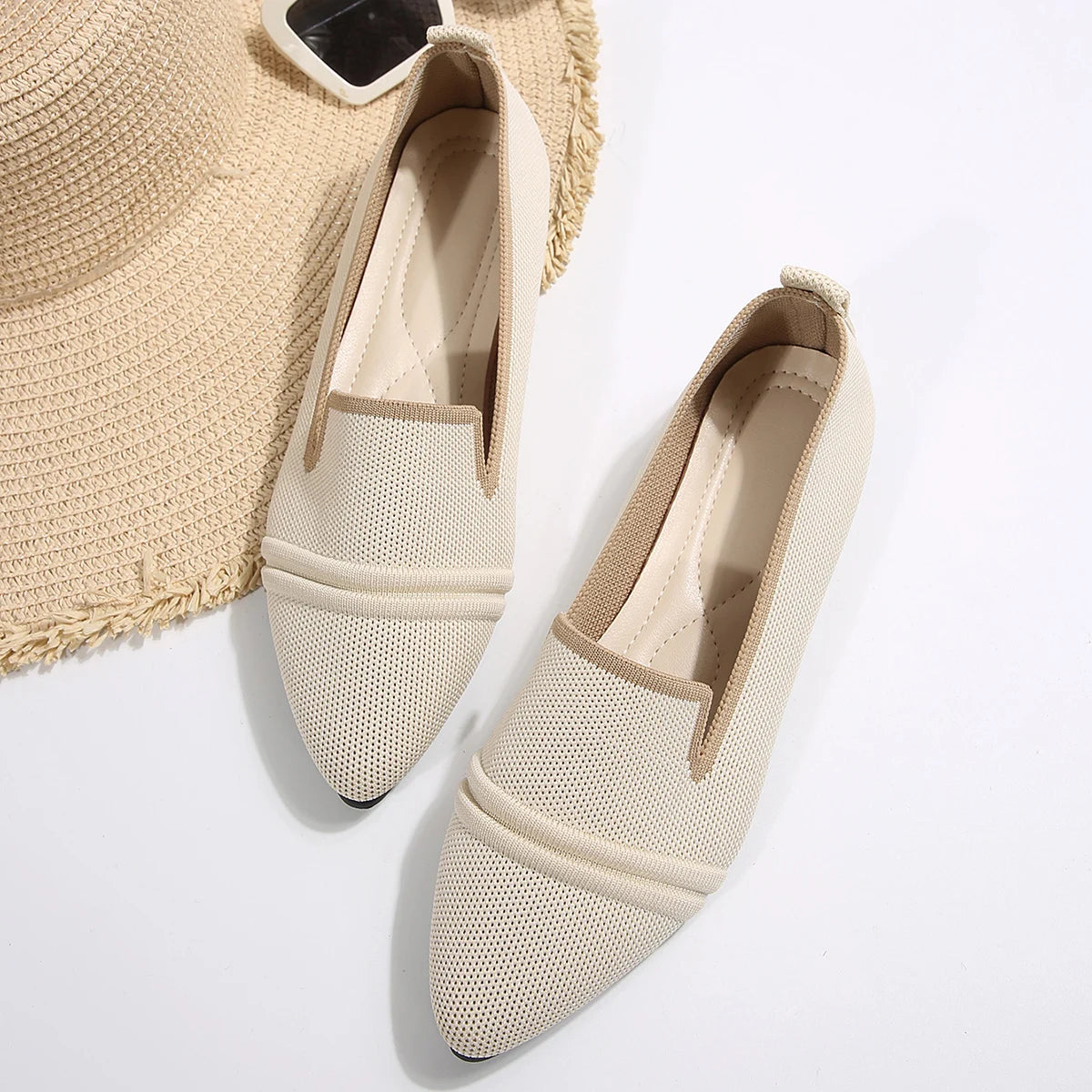 RZSMTYA Women's Slipon Flat Shoes