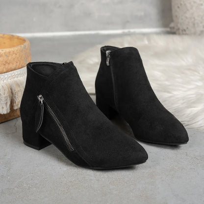 Ankle Boot Szögletes Sarok