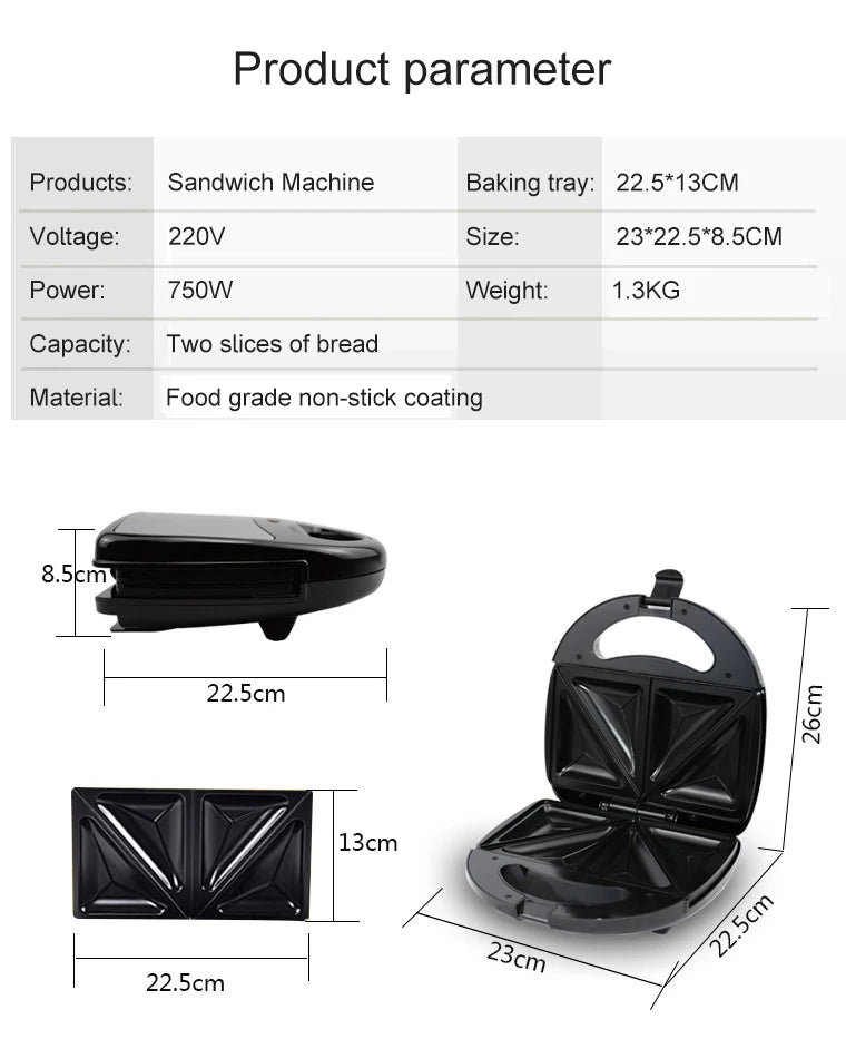 DMWD Szendvicskészítő Grill