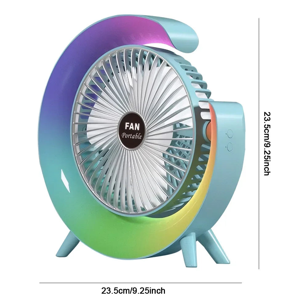 KIQUNEC USB Ventilátor 7 Szín