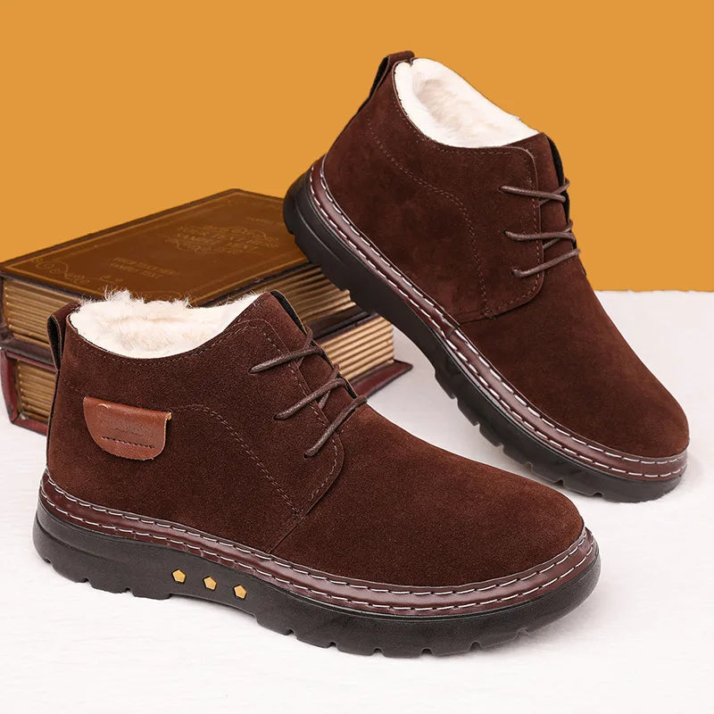 YBQJOO Winterstiefel bequem
