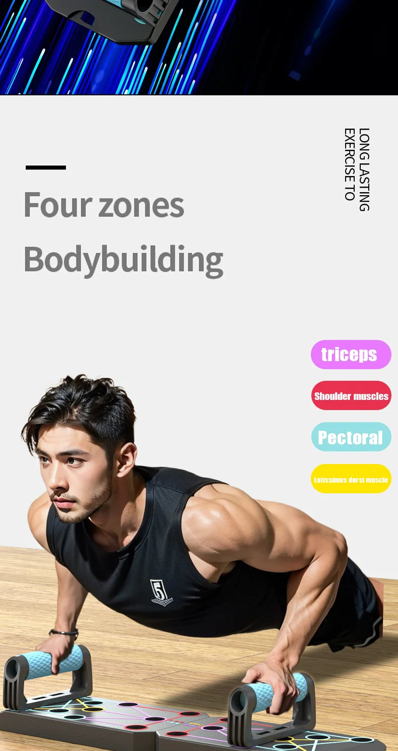 LingPeng Push Up Board Edzés