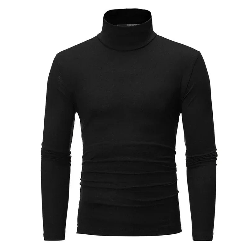 Liva Girl Herren-Rollkragenpullover, schmal geschnitten