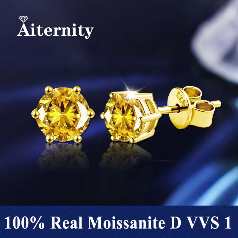 Aiternity Moissanite Fülbevaló