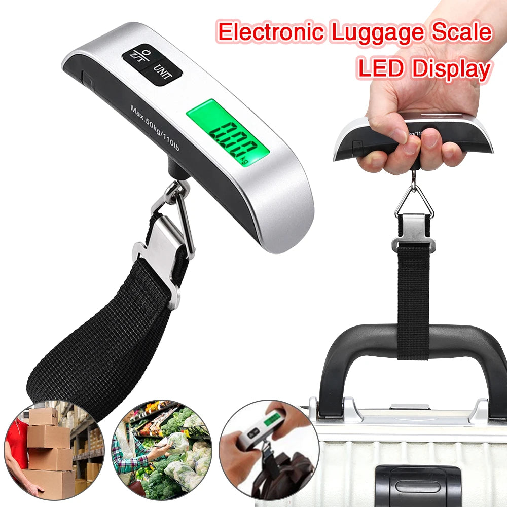 Bőröndmérleg LCD 50 Kg