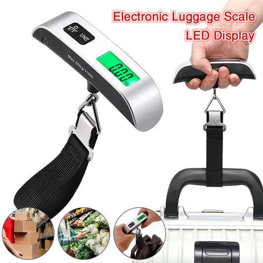 Bőröndmérleg LCD 50 Kg