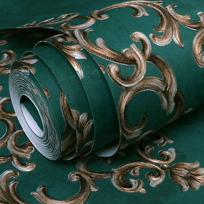 DZQCN Damaszkusz Zöld 3D Tapéta