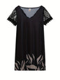 SuitSet Women's Lace V-Neck Dress