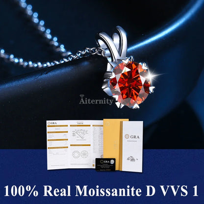 Moissanite Igazi Női Nyaklánc