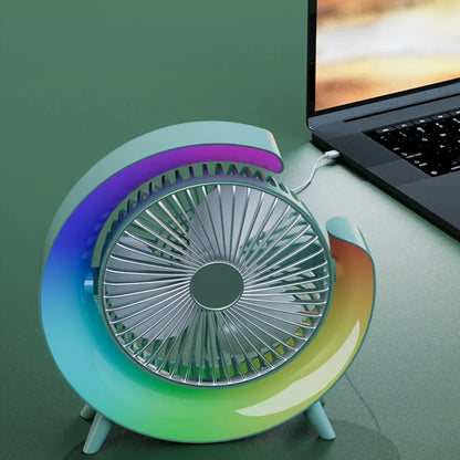 KIQUNEC USB Ventilátor 7 Szín