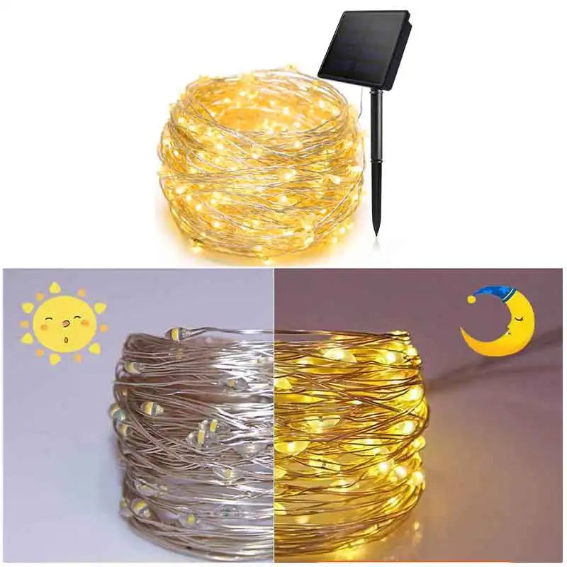 Lumo Fényfüzér 100LED - Napelem