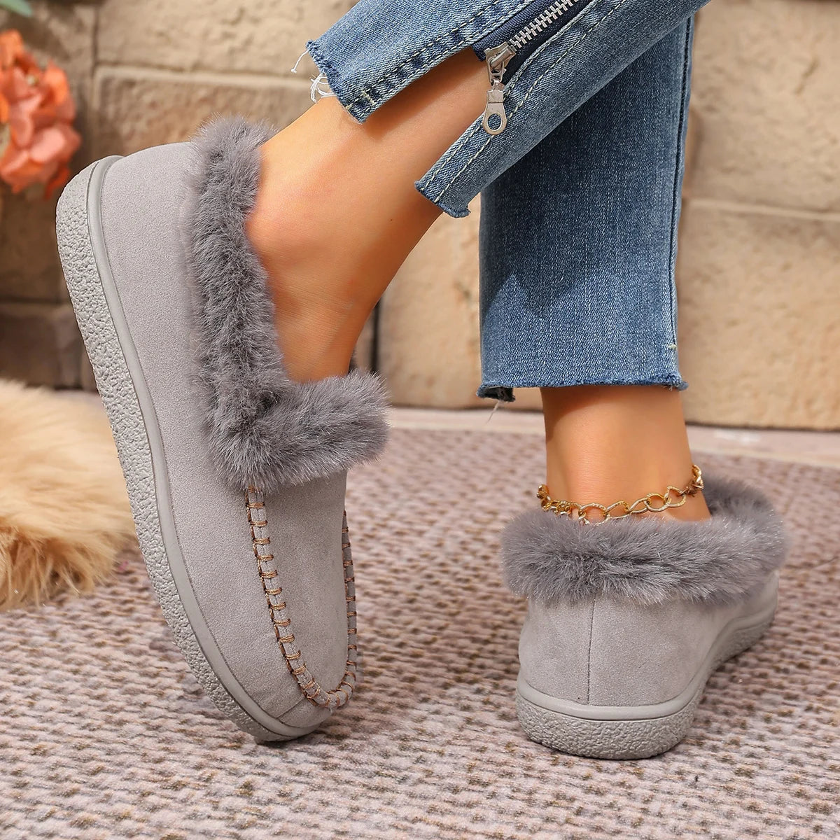 Shoes Ankle Boots Inner Plush