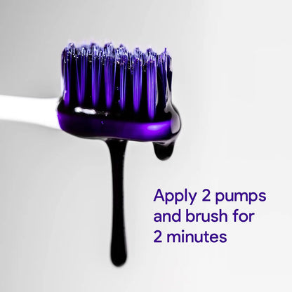 Purple Fehérítő Fogkrém Mélytisztítás Folteltávolítás - Friss Lehelet Otthoni Szájápolás 30ml