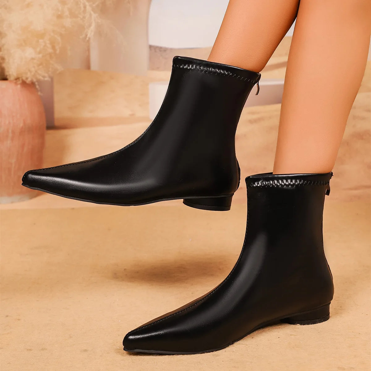 Bakancs PU Felső Latex Talp