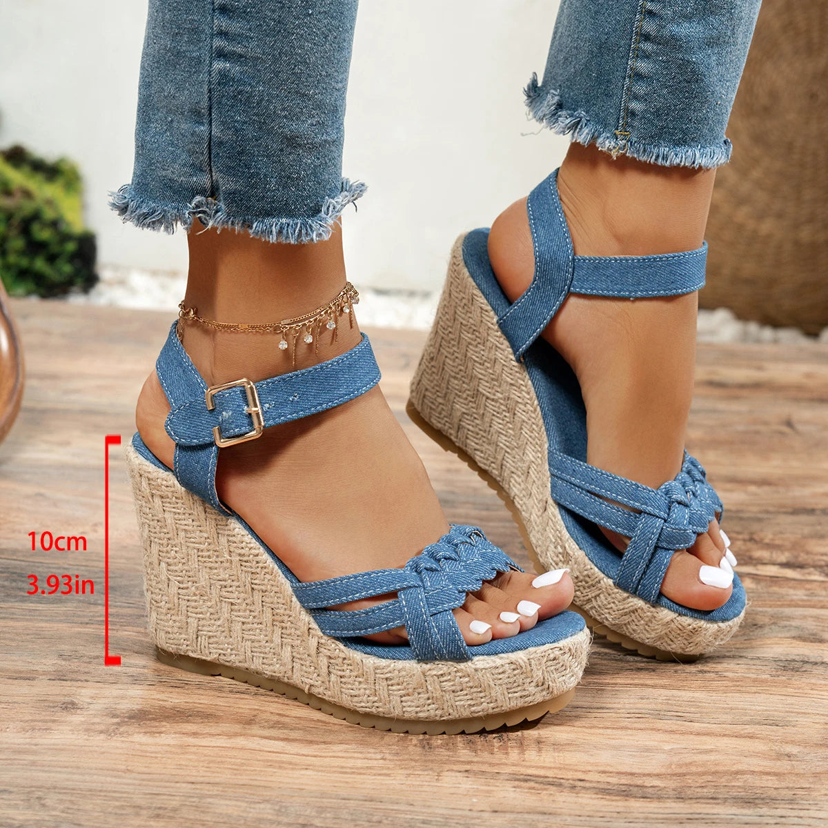 Denim Kids Sandals Comfortable