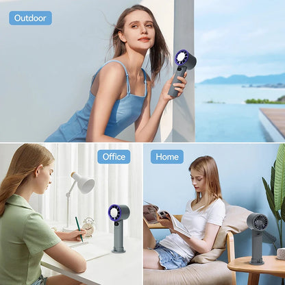 Xiaomi Mini Kézi Ventilátor - 120 Sebesség, Jégmód, USB Töltés, Hordozható, Asztali