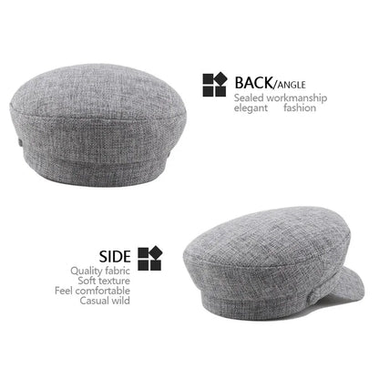 YBCN Sapka Beret Unisex Pamut