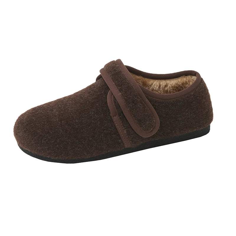 RZSMTYA Damen-Winterschuhe Flock
