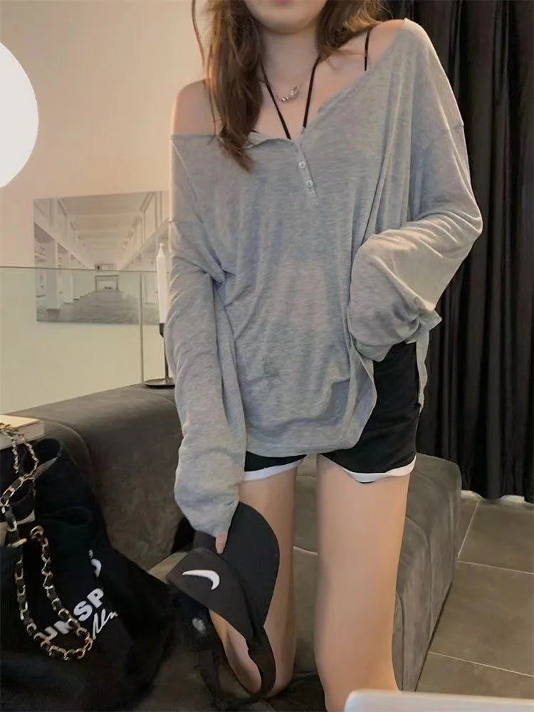Korean Women's Long Sleeve Top