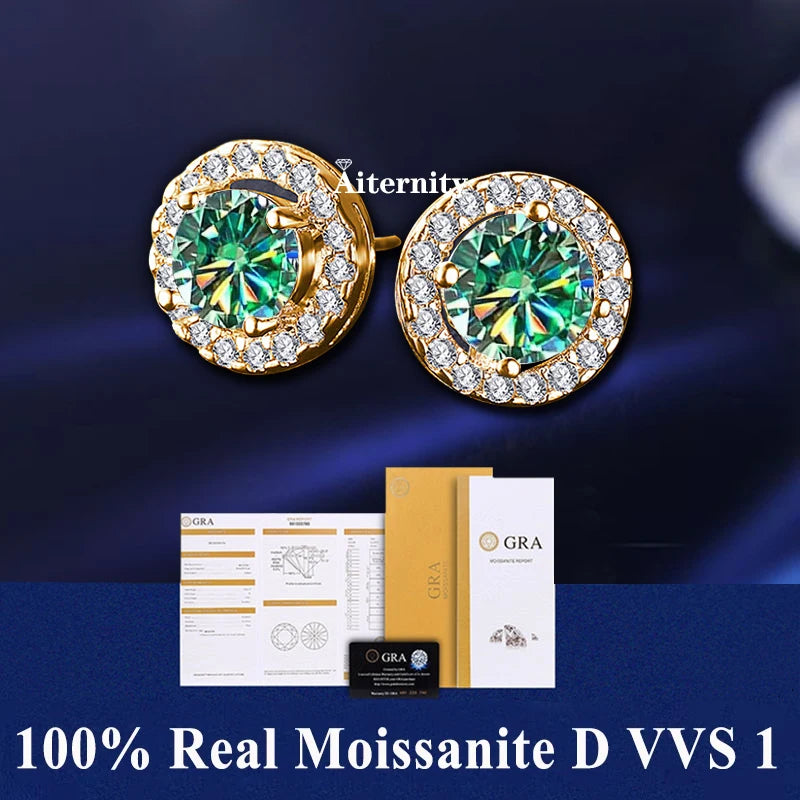Moissanite Fülbevaló AITERNITY