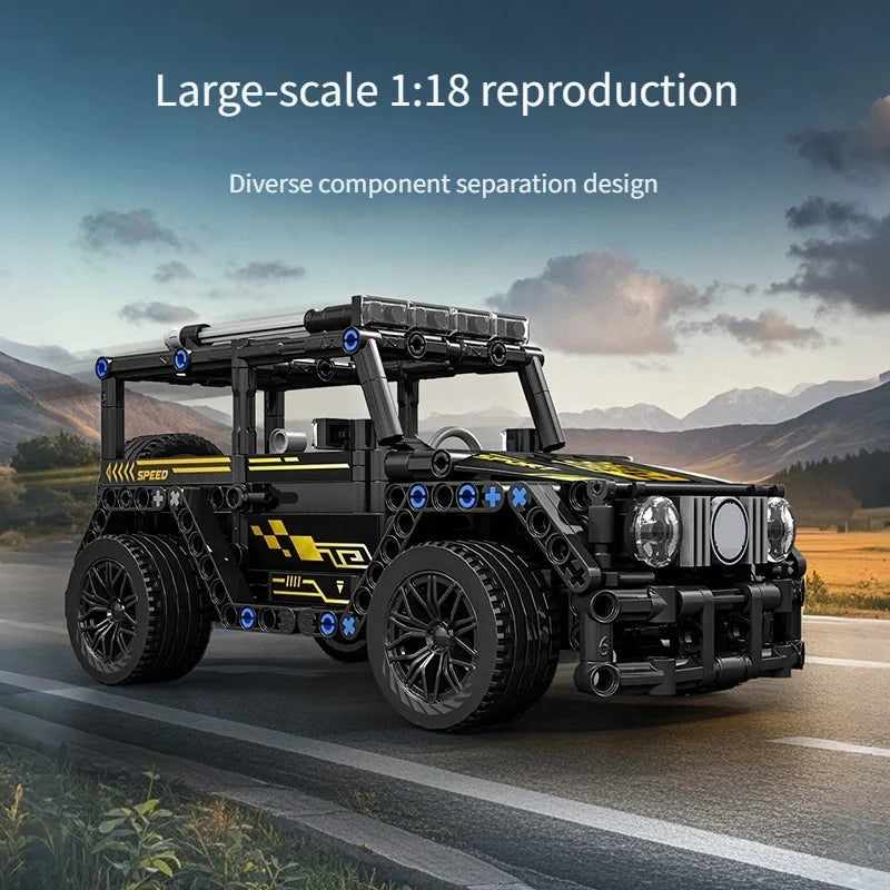 NovaBlocks Off-Road Jármű Építő Készlet - 1658 Darabos Lego-Kompatibilis Modell Ajándék