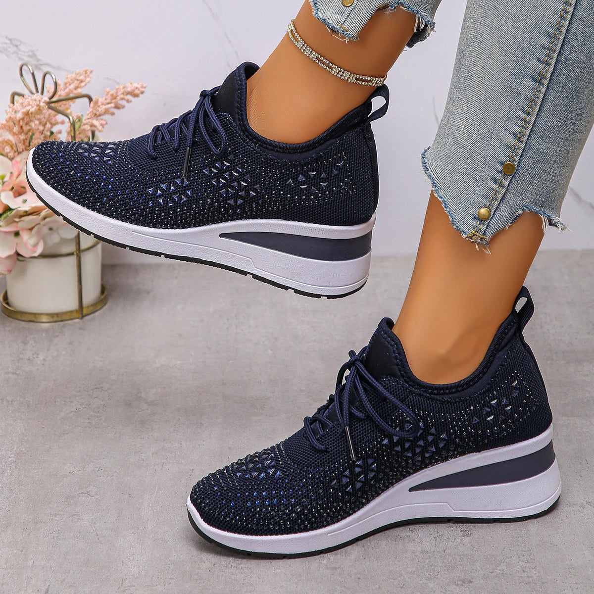 Shoes Breathable Mesh Lace-up