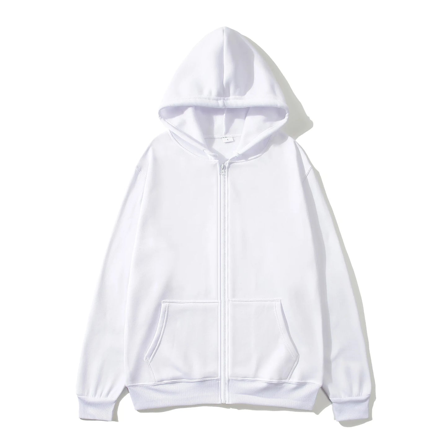 Férfi Meleg Fleece Zip Hoodie
